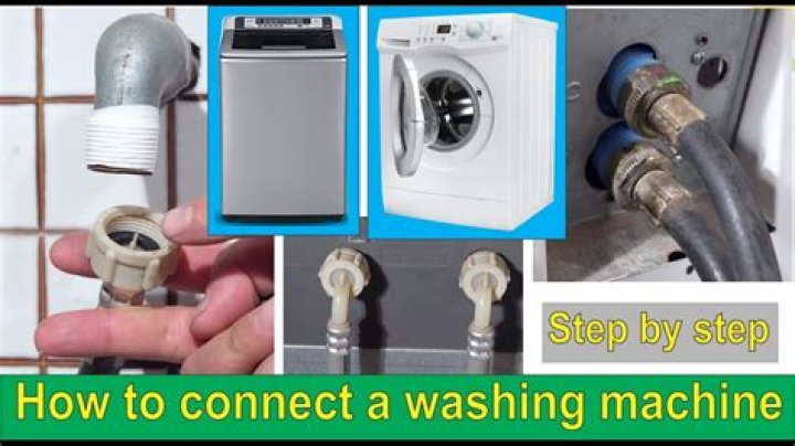 Which side is hot water for washing machine?
