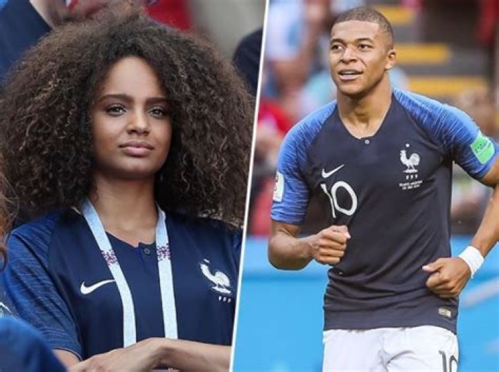 Who is the current girlfriend of French footballer, Kylian Mbappe?