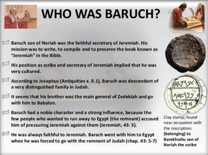 Who was Baruch in the Bible?