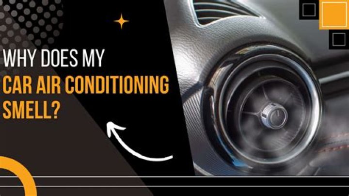 Why does car air conditioner smell like urine?