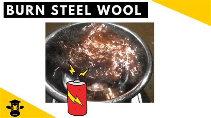 Why does steel wool gain mass when burned?